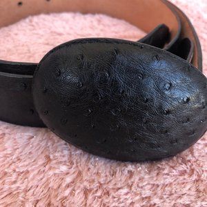 LOS ALTOS Genuine Ostrich Belt
